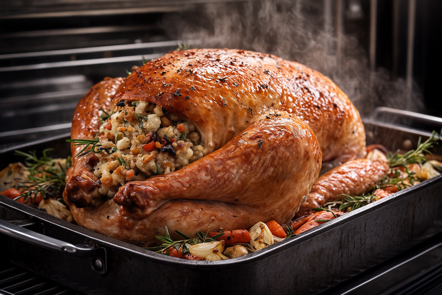 Gevulde kalkoen: stap-voor-stap naar een sappige maaltijd