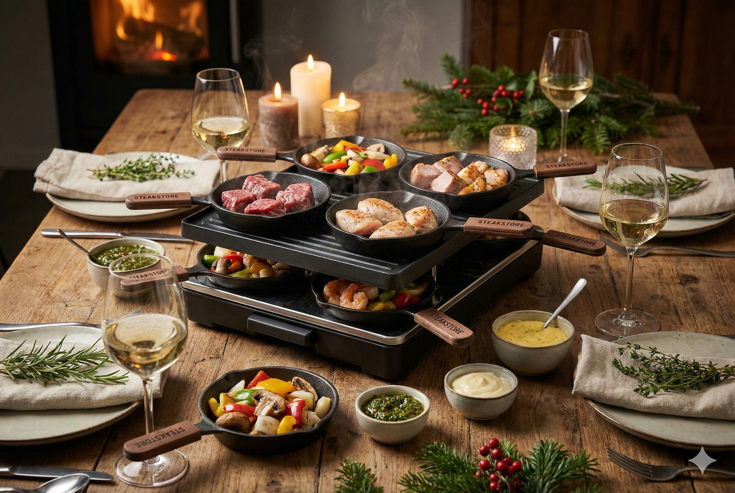Gourmetten met kerst: tips voor een gezellige en smakelijke avond