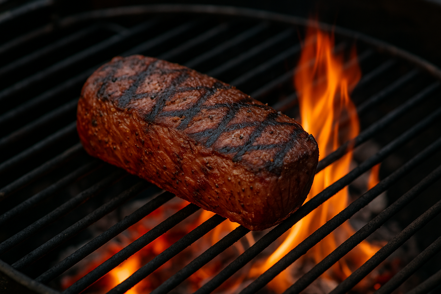 De ideale temperatuur van een ossenhaas op de BBQ