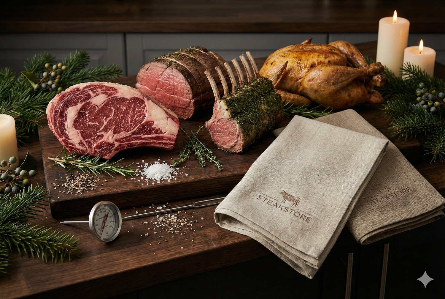 Vlees voor kerst: kiezen, bereiden en serveren
