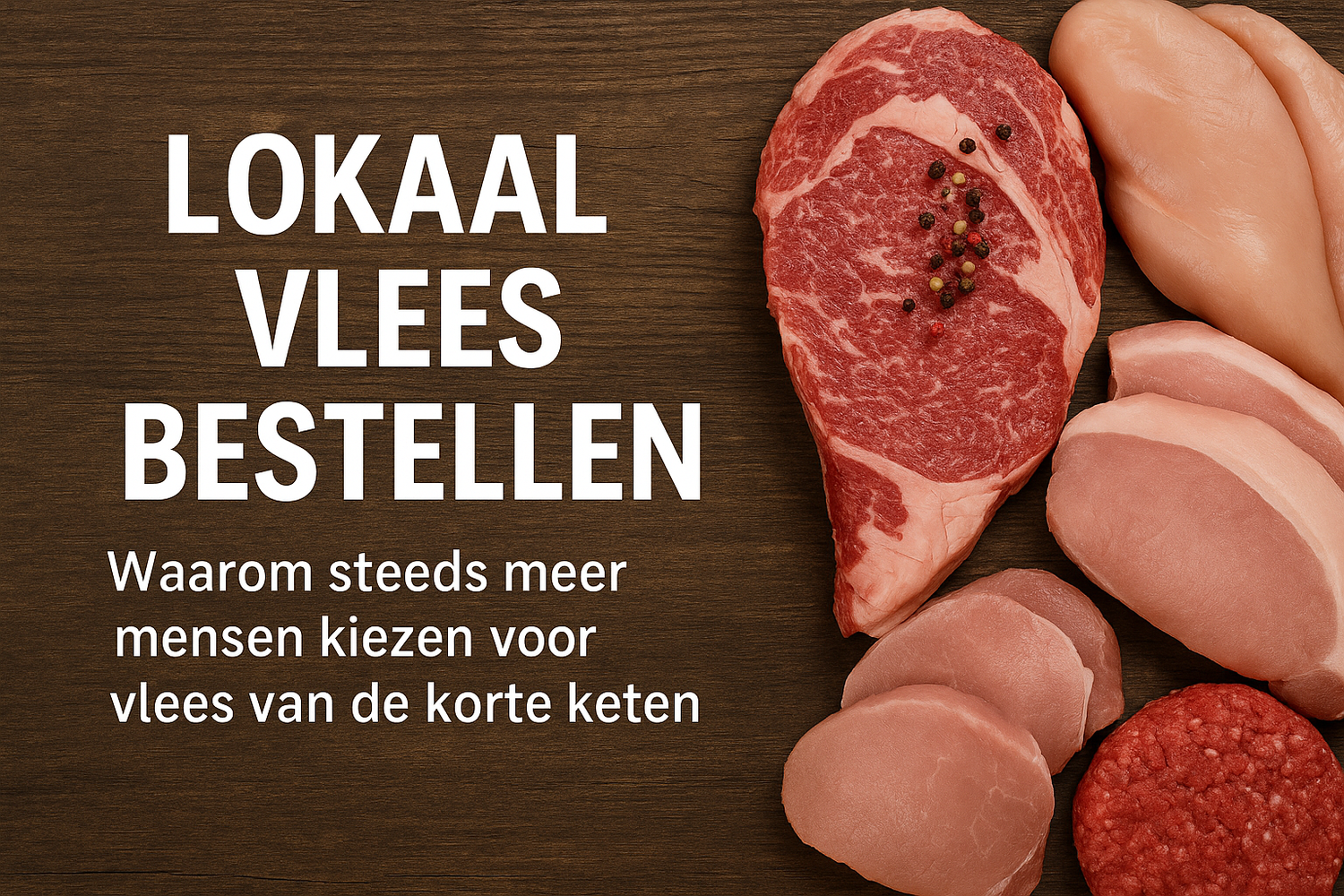 Lokaal vlees bestellen: Waarom steeds meer mensen kiezen voor de korte keten