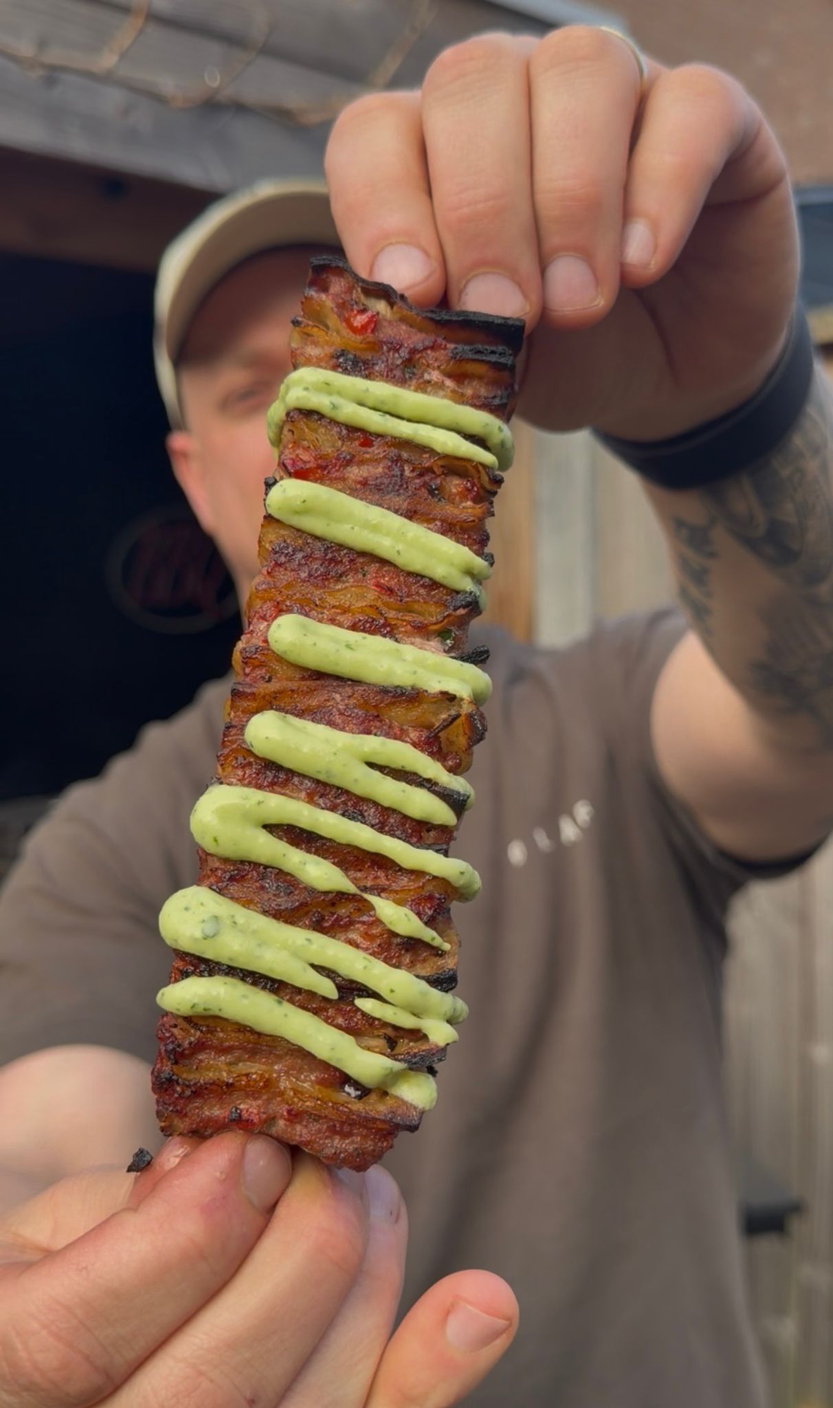 Tortilla Kebab Spiesjes met Avocado-Limoensaus