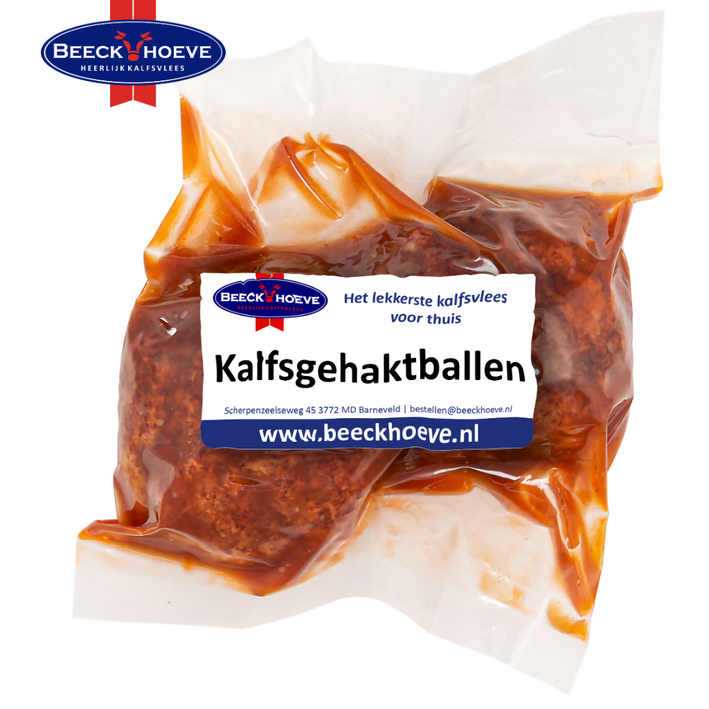 Kalfsgehaktballen (2 stuks)